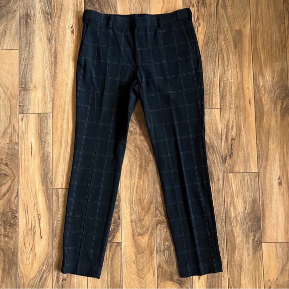 H&M Skinny Fit Windowpane Pants - Picture 1 of 4
